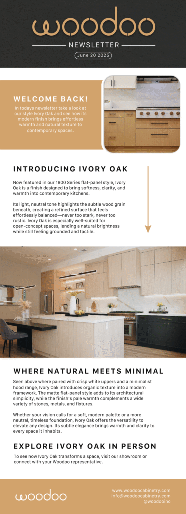 Woodoo Newsletter Draft Ivory Oak